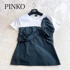 極美品✨PINKO ビスチェドッキング Tシャツ ブラック 半袖シャツ 40のサムネイル