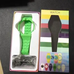 Swatch × AP ロイヤルポップ用 カスタム バンド ロイヤルポップ 緑