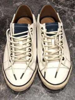 COACH メンズホワイト/ネイビー スニーカーサイズ25cm