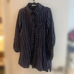 sospita ネイビー ストライプ 長袖シャツ 160