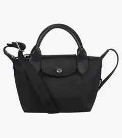 [ロンシャン] HSR 001 トップハンドルバッグ XSサイズ ブラック 黒