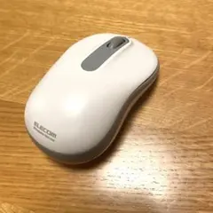 ジャンク使用可能ELECOM ワイヤレスマウス M-DY11DR ホワイト　静音