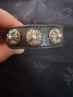 CHROME HEARTS ハーネスクラスプ レザーブレスレット サイズ7 - メルカリ