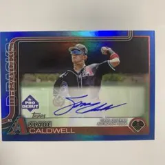 topps SLADE CALDWELL auto 055/150