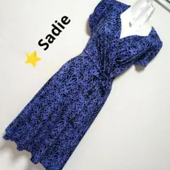 ⭐韓国製Sadieパフスリーブの着痩せ美シルエットワンピース