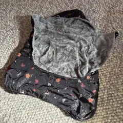 リバーシブルダウンジャケット 黒色