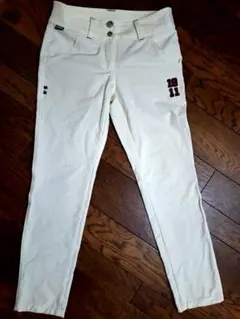 ♥FILA GOLF♥レディースストレッチ裏起毛パンツアイボリー【M】