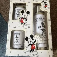 【新品】Disney Vintage Mickey ボトル＆マグカップセット