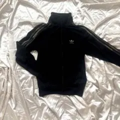adidas ブラック ジャージ 迷彩　ジップアップ　トラックジャケット　美品