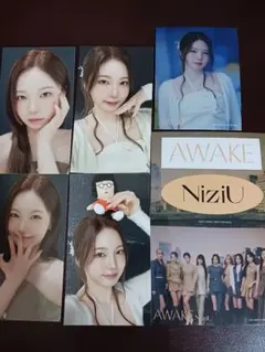 NiziU AWAKE初回AB通常限定 トレカステッカー7枚 アヤカ AYAKA