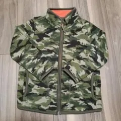 迷彩柄フリースジャケット　110