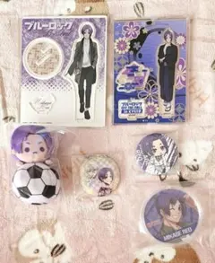 ブルーロック　御影玲王　まとめ　アクリルスタンド　缶バッジ　コースター