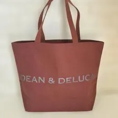 DEAN & DELUCA トートバッグ ボルドー　Lサイズ