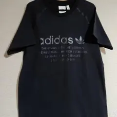 adidas ロゴ Tシャツ 黒