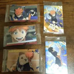 【即購入可】ハイキュー!!ウエハース6　日向翔陽　影山飛雄　5枚セット