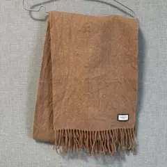 キャメル色 マフラー　HAZZYS