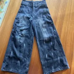 Argue Culture ワイドデニムパンツ