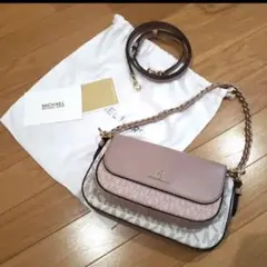 新品★マイケルコース バッグ シグネチャー ショルダー バッグ ピンク