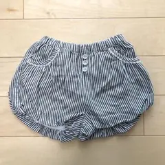 ストライプ柄 ショートパンツ ボタン付き Biquette Club