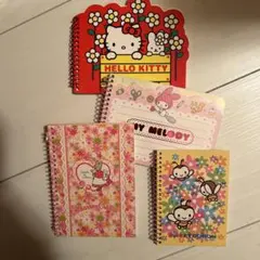 平成　レトロ　当時キャラクター スパイラルノート 4冊セット