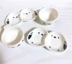 シマエナガ 食器 お皿 プレート ミニボウル インテリア 小鳥のサムネイル