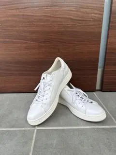 Gianvito Rossi LOW TOPホワイトレザー スニーカー - メルカリ