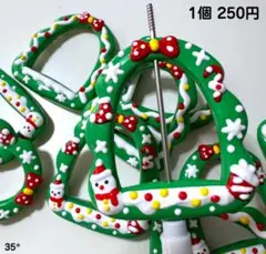 ♢ペイントビーズ♢クリスマス♢フレーム♢大きめ♢カスタムボールペン♢