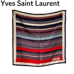 YSL イヴサンローラン　大判 ストール 膝掛け　ウール100% レトロ imgrc0206819310.jpg