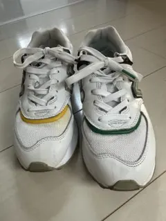 New Balance スニーカー ホワイト/イエロー/グリーン/ネイビー