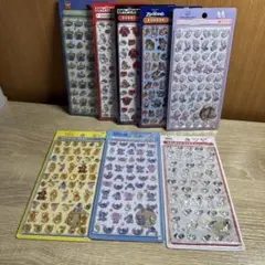 《332》国内正規品　ディズニー　ボンボンドロップシールミニ　8種 コンプセット