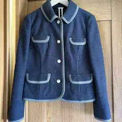 OLD ENGLAND オールドイングランド　ウールジャケット　ネイビーのサムネイル