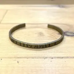 ウェアラバウツ WHEREABOUTS 真鍮　バングル