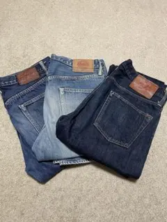 OMNIGOD メンズ　ストレートジーンズ　30インチ　3本セット