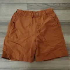 美品★ユニクロキッズショートパンツ★ナイロン120 ブラウン