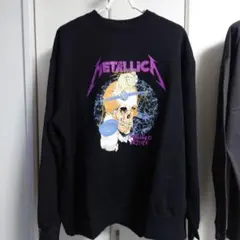 新品 メタリカ 3L トレーナー Damaged Justice プルオーバー