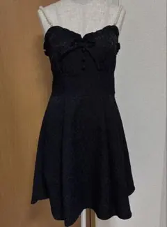 Ank Rouge 黒 ジャンパースカート JSK