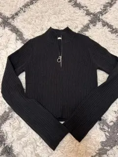 ショート丈 ニット