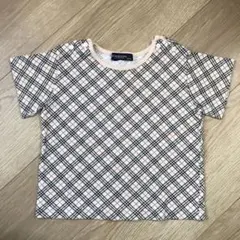Burberry チェック柄 Tシャツ 80cm