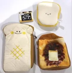 パンデザインのポーチ 3点セット