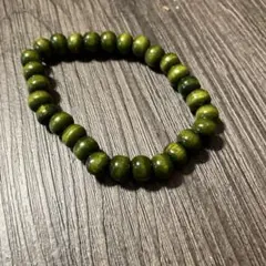 【1323】新品 天然石 緑色 ビーズブレスレット