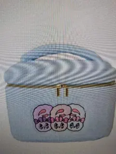 エスターバニー　ふわふわバニティポーチ　水色