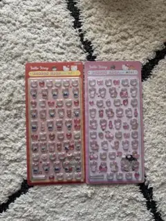 【正規品】ボンボンドロップシール ミニ サンリオ キティちゃん 2点セット