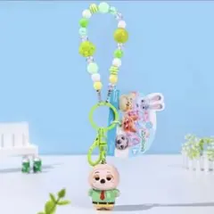 Disney❣️ズートピア2 フラッシュ ビーズ キーホルダー ストラップ
