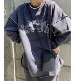 ポッシュアロマ isook ビッグロゴスウェット