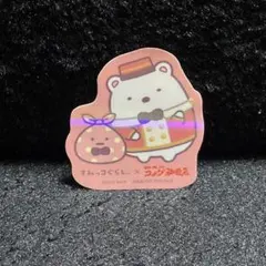 しろくまステッカー　すみっコぐらし×コメダ珈琲店