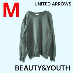 BEAUTY&YOUTH　UNITED ARROWS　スウェット　グリーン　М