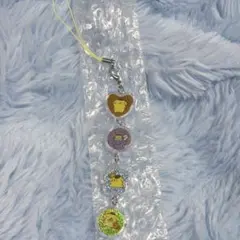 シークレットおはじきシール風アクセサリー（むねきゅん平成女児アイテム）プリン