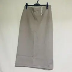 新品　UNIQLO ユニクロ　ドライスウェット　ナローマキシスカート　ブラウン