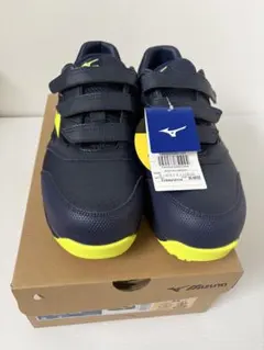 Mizuno 安全靴 25.0 cm ネイビー/イエロー - メルカリ