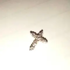 k18WG　ダイヤモンドクロストップ　0.1ct